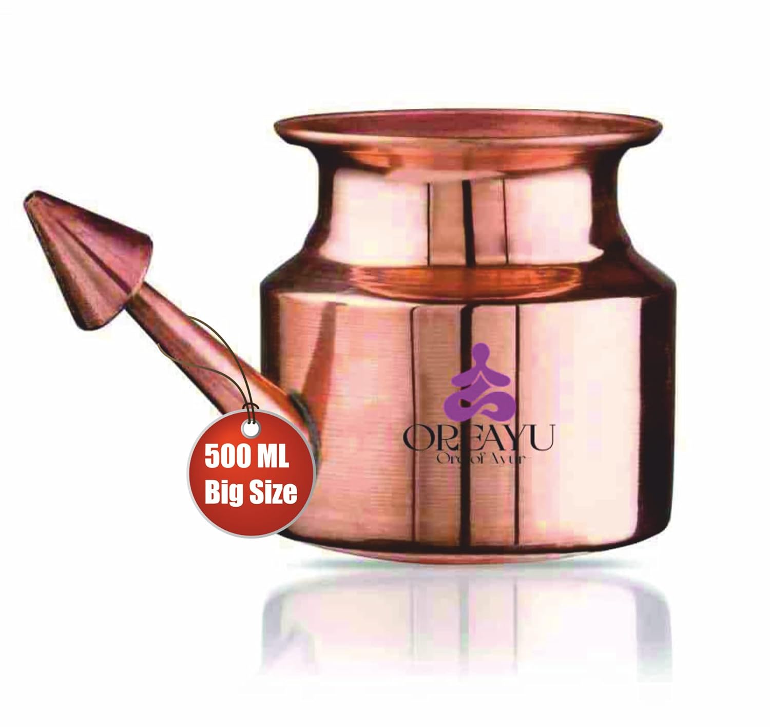 OREAYU™ Big Neti Pot Copper 500 ml